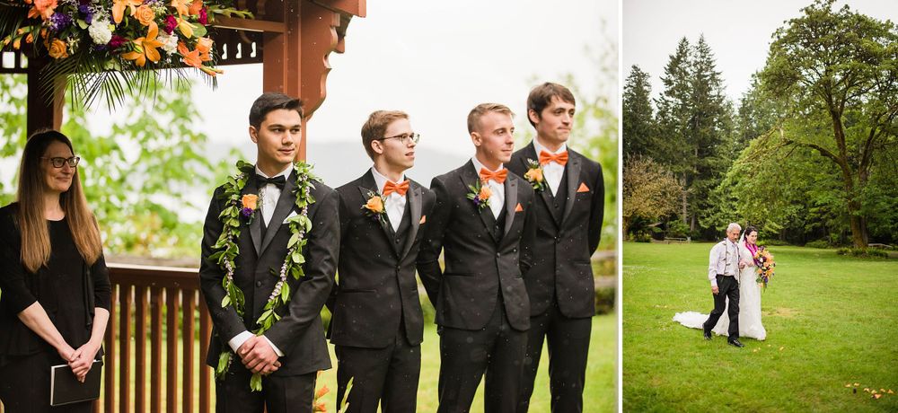emel house wedding ceremony seabeck washington pnw pacific northwest
