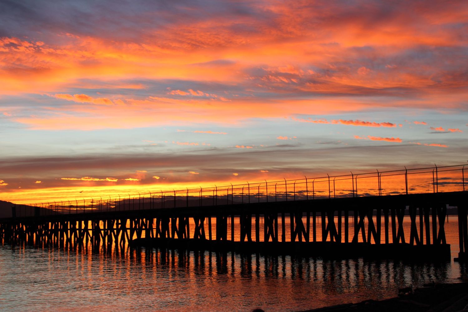 Sunset at Squalicum Beach