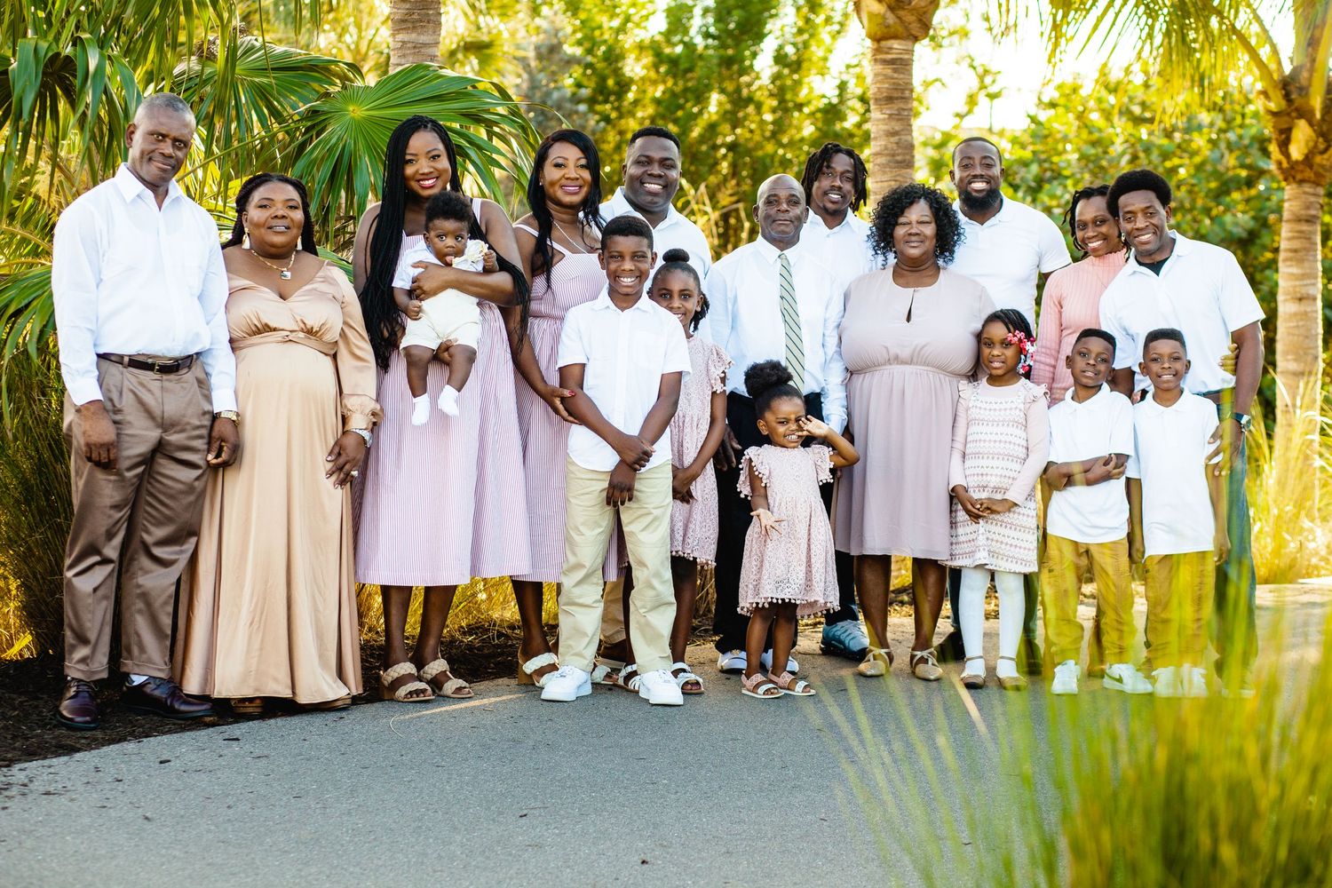 large extended family photo