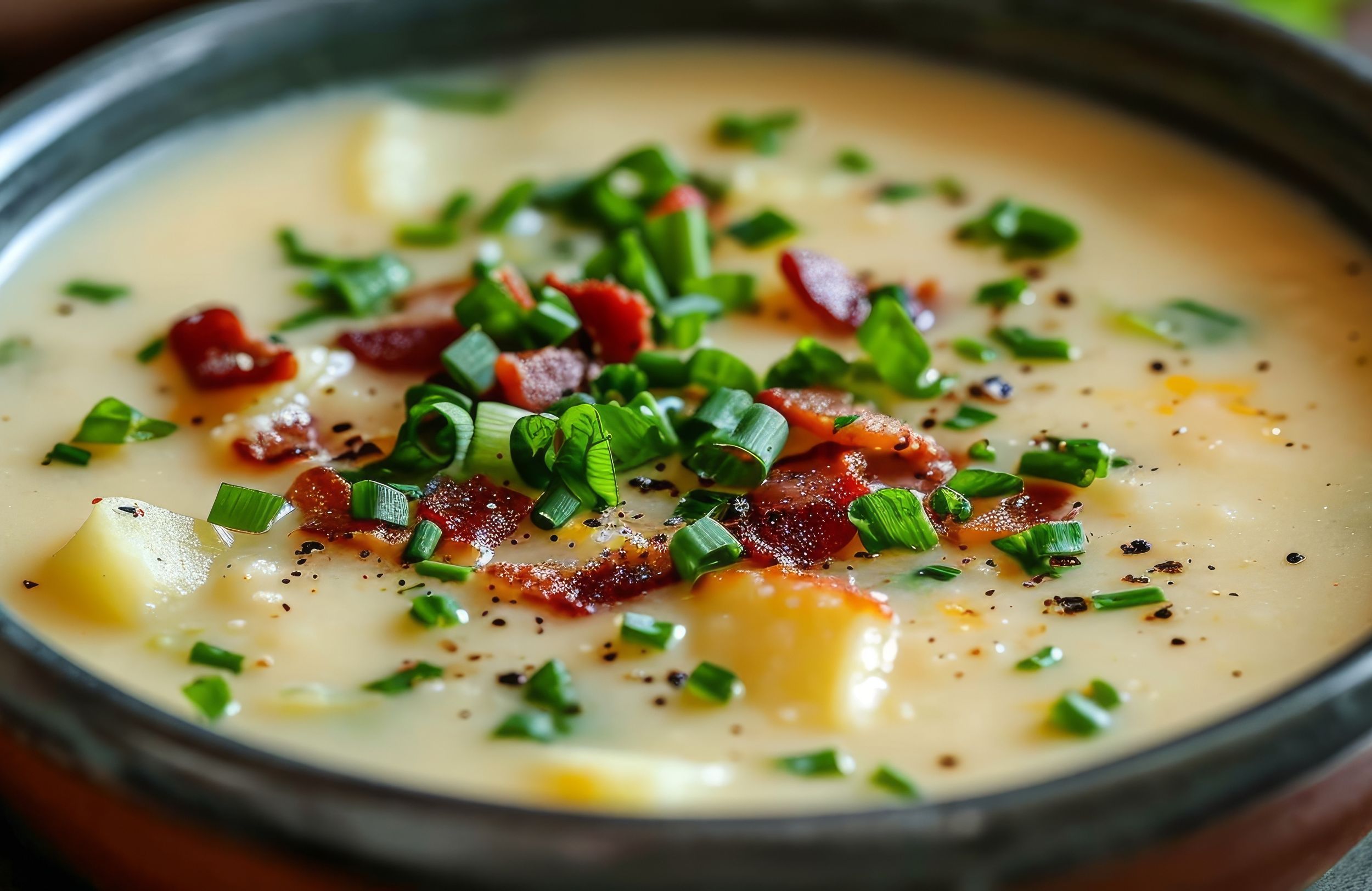 Loaded Baked Potato Soup - Alyssa Roberts Photography