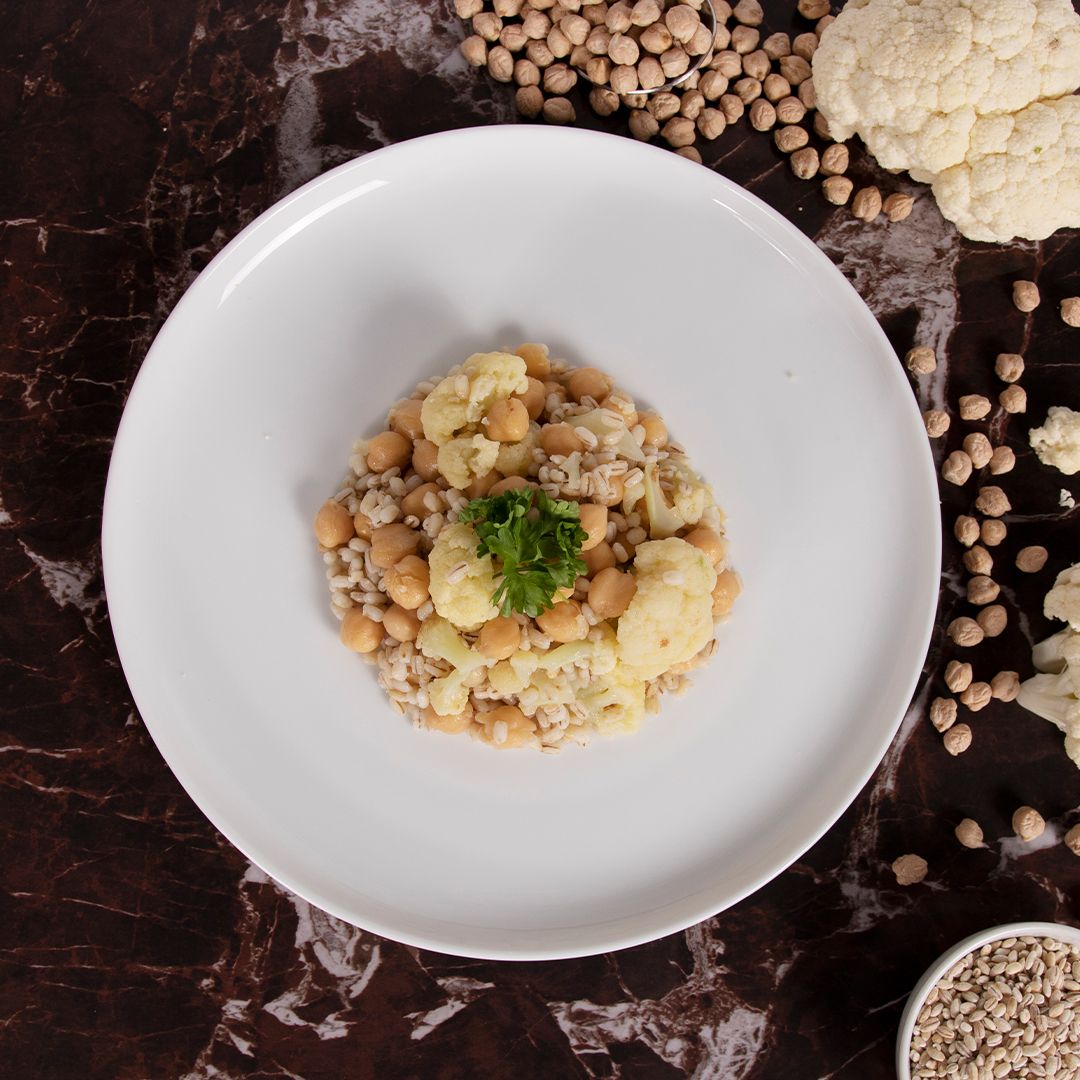 Italian rice and chickpeas dish photo in sydney