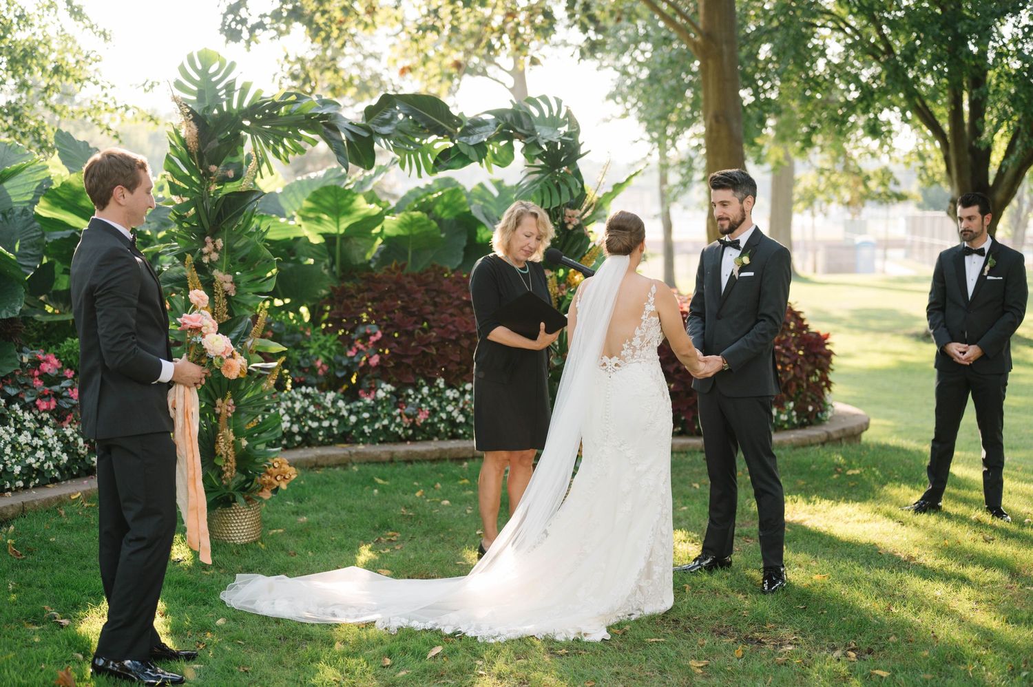 Tropical Wedding at Bloomington Country Club | Candace Sims Chicago Luxury Fine Art Wedding Photographer