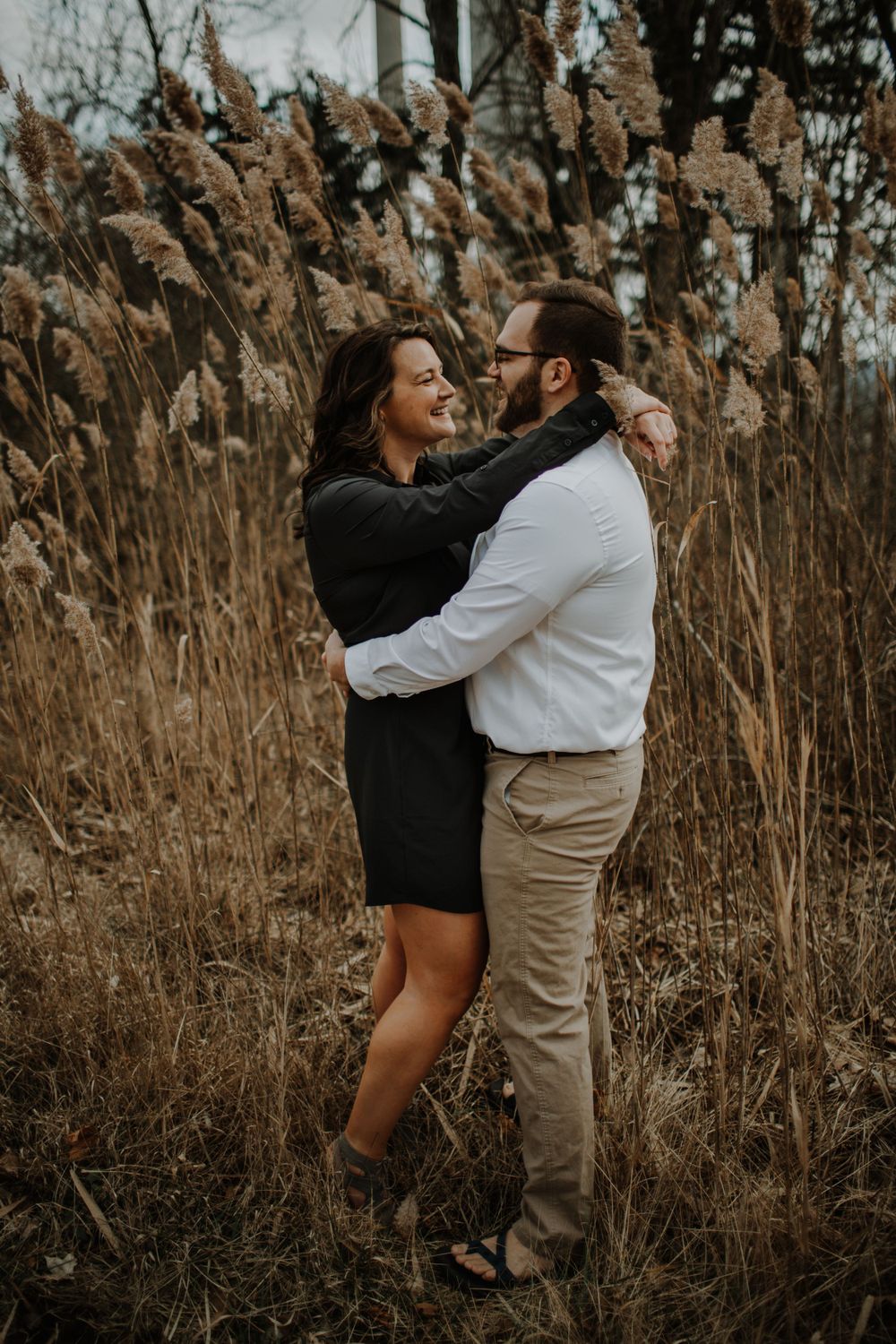 couple engagement shoot session moody near me central KY Kentucky Lexington wedding Louisville Clifty Falls Indiana