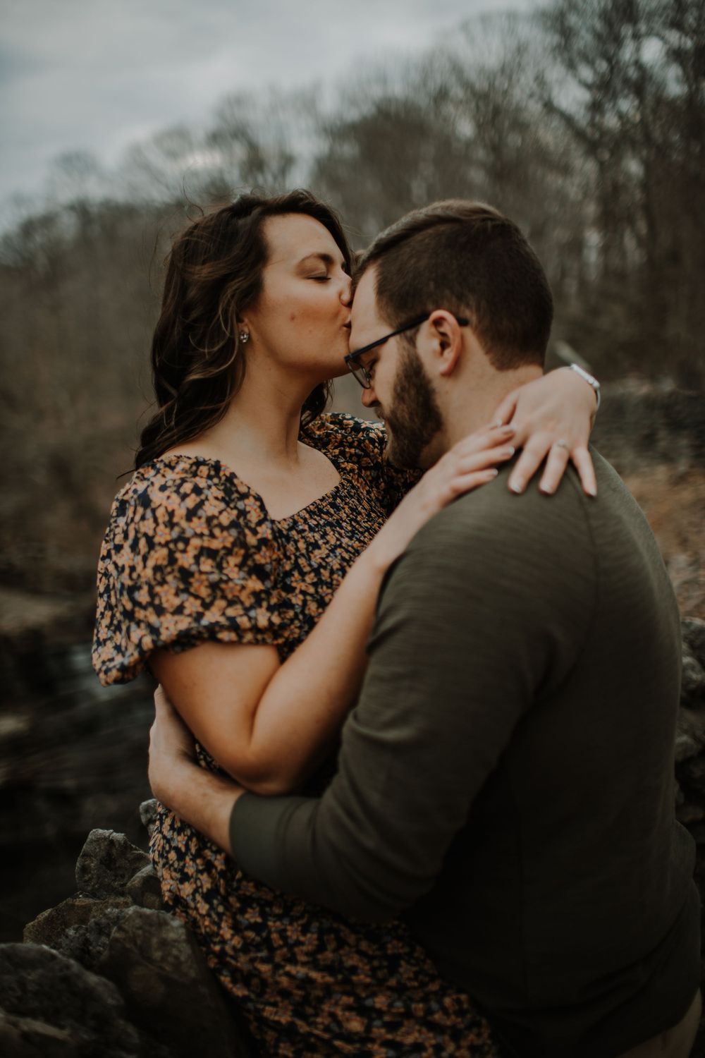 couple engagement shoot session moody near me central KY Kentucky Lexington wedding Louisville Clifty Falls Indiana