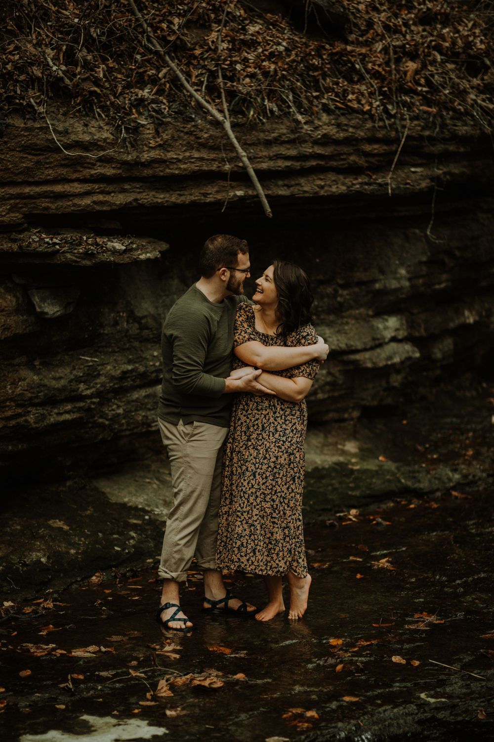 couple engagement shoot session moody near me central KY Kentucky Lexington wedding Louisville Clifty Falls Indiana