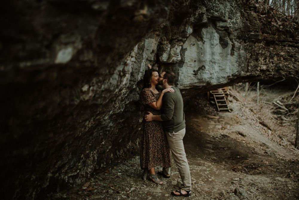 couple engagement shoot session moody near me central KY Kentucky Lexington wedding Louisville Clifty Falls Indiana