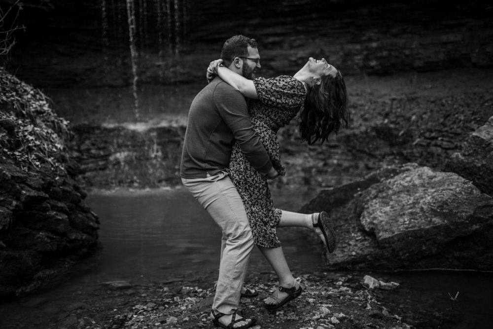 couple engagement shoot session moody near me central KY Kentucky Lexington wedding Louisville Clifty Falls Indiana