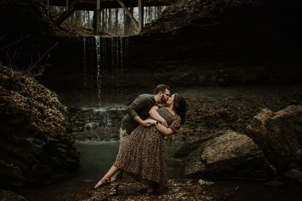 couple engagement shoot session moody near me central KY Kentucky Lexington wedding Louisville Clifty Falls Indiana