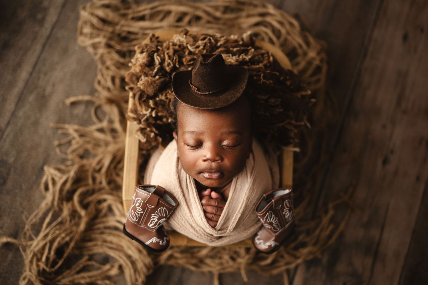 cowboy newborn photos