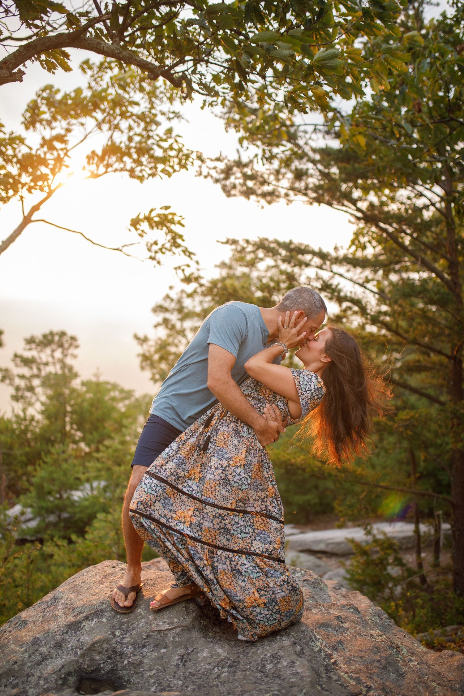 Pilot Mountain NC Couple Photography