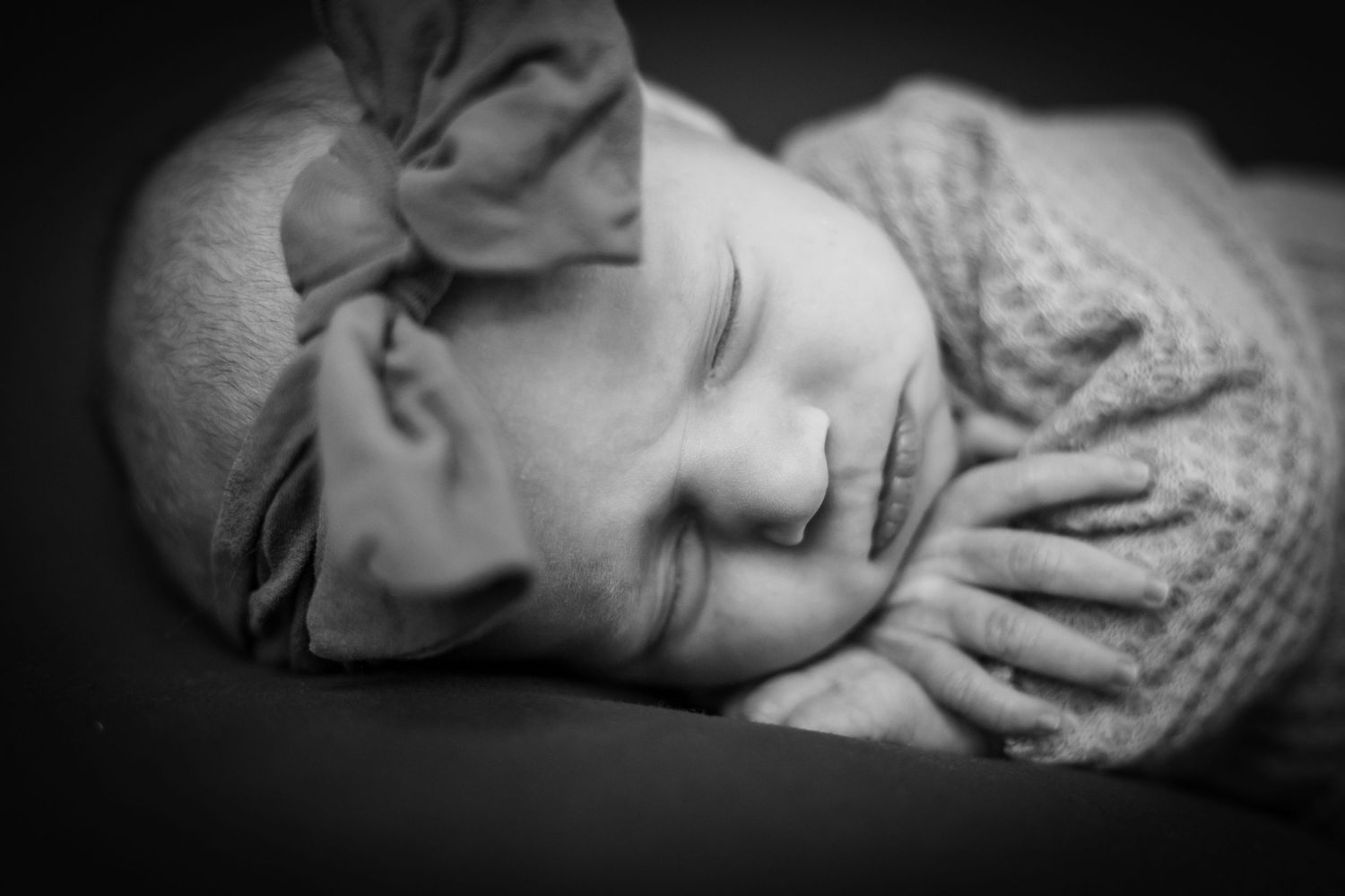 Breath taking image of sleeping baby