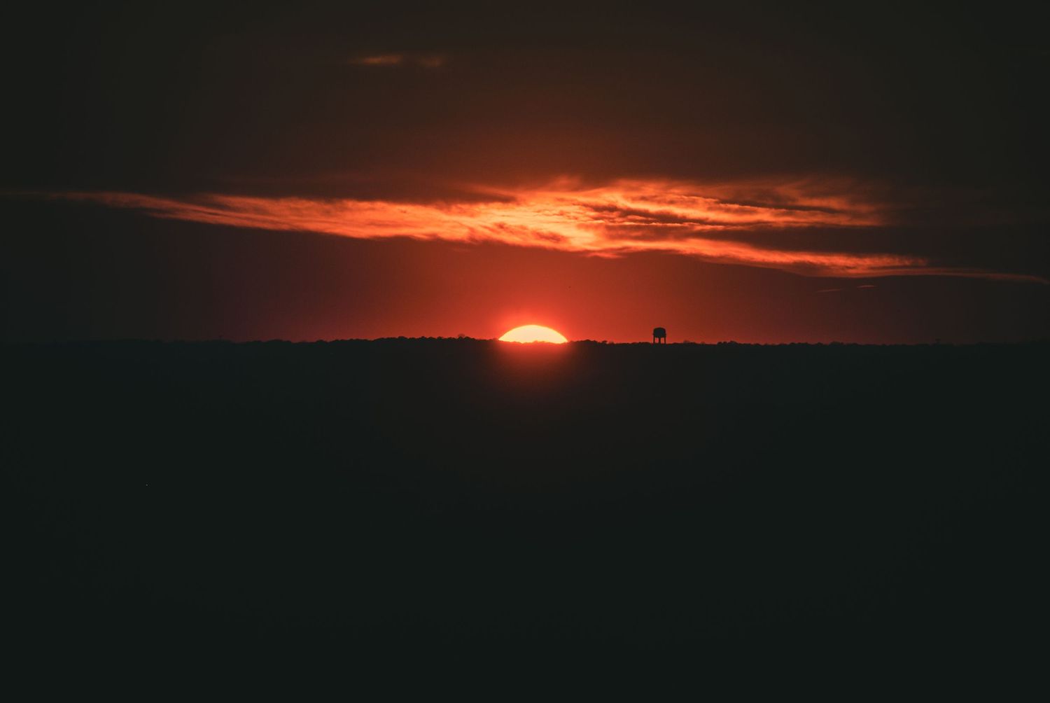 Sunset over Raleigh, NC