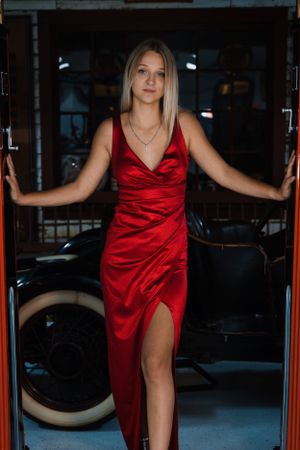 Creative Portrait photo of a young woman