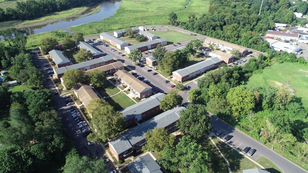 Multifamily Dwelling Apartment Complex Aerial Drone