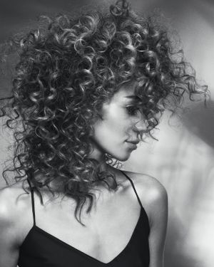 curly textured hair