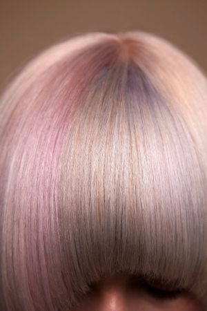 Pastel toners on blonde hair. Wella colour