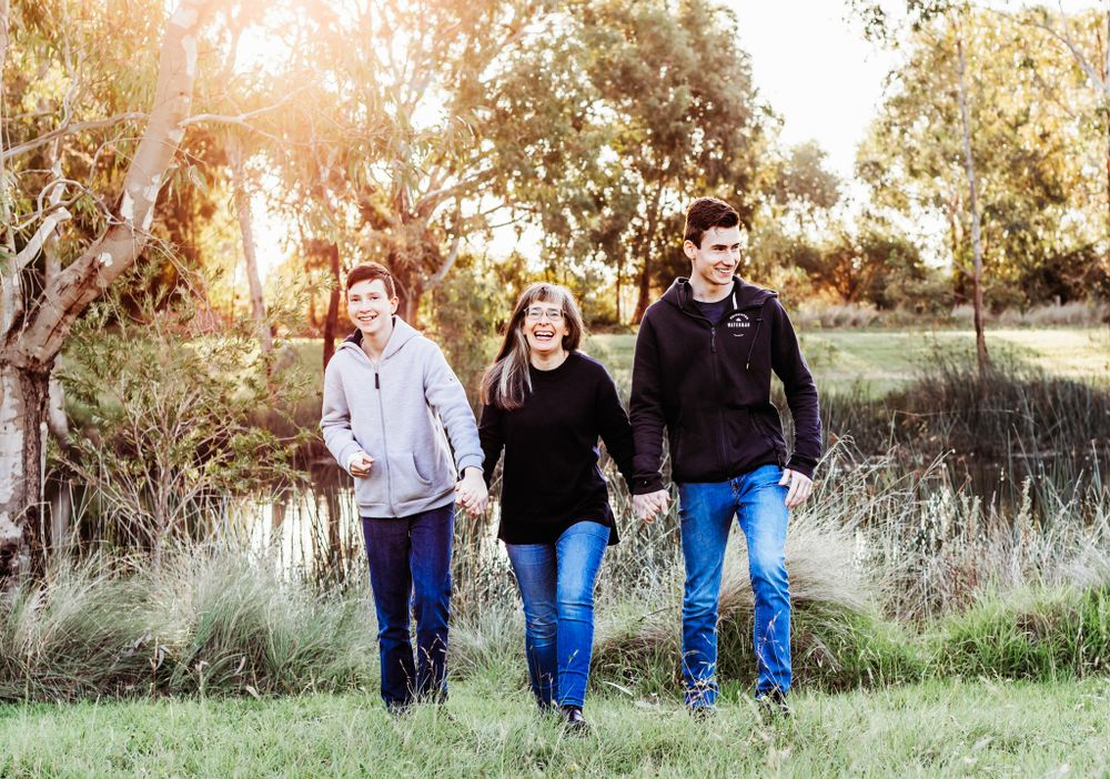 sunset family portraits