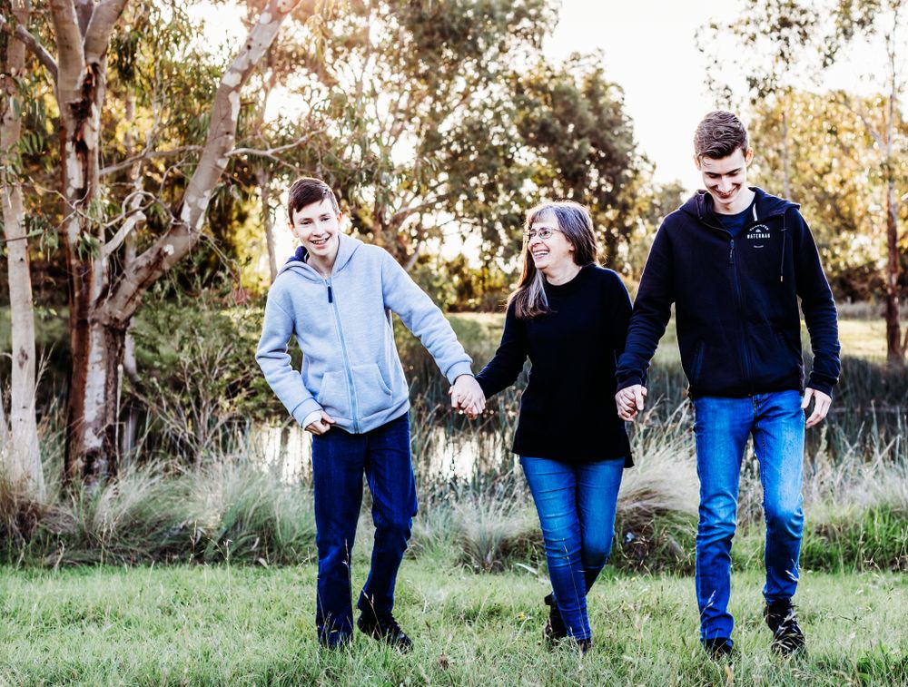 sunset family portraits