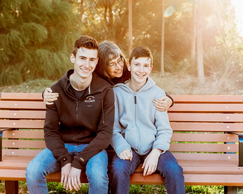 sunset family portraits