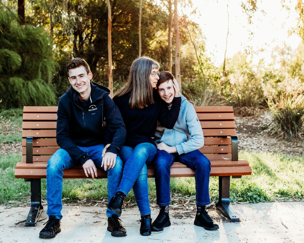 sunset family portraits