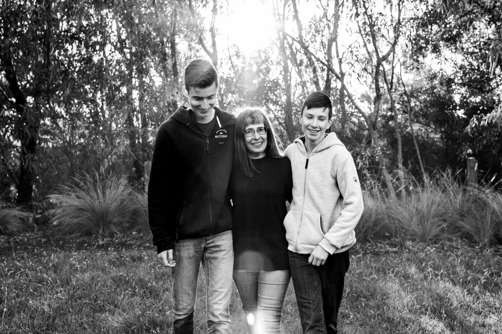 sunset family portraits