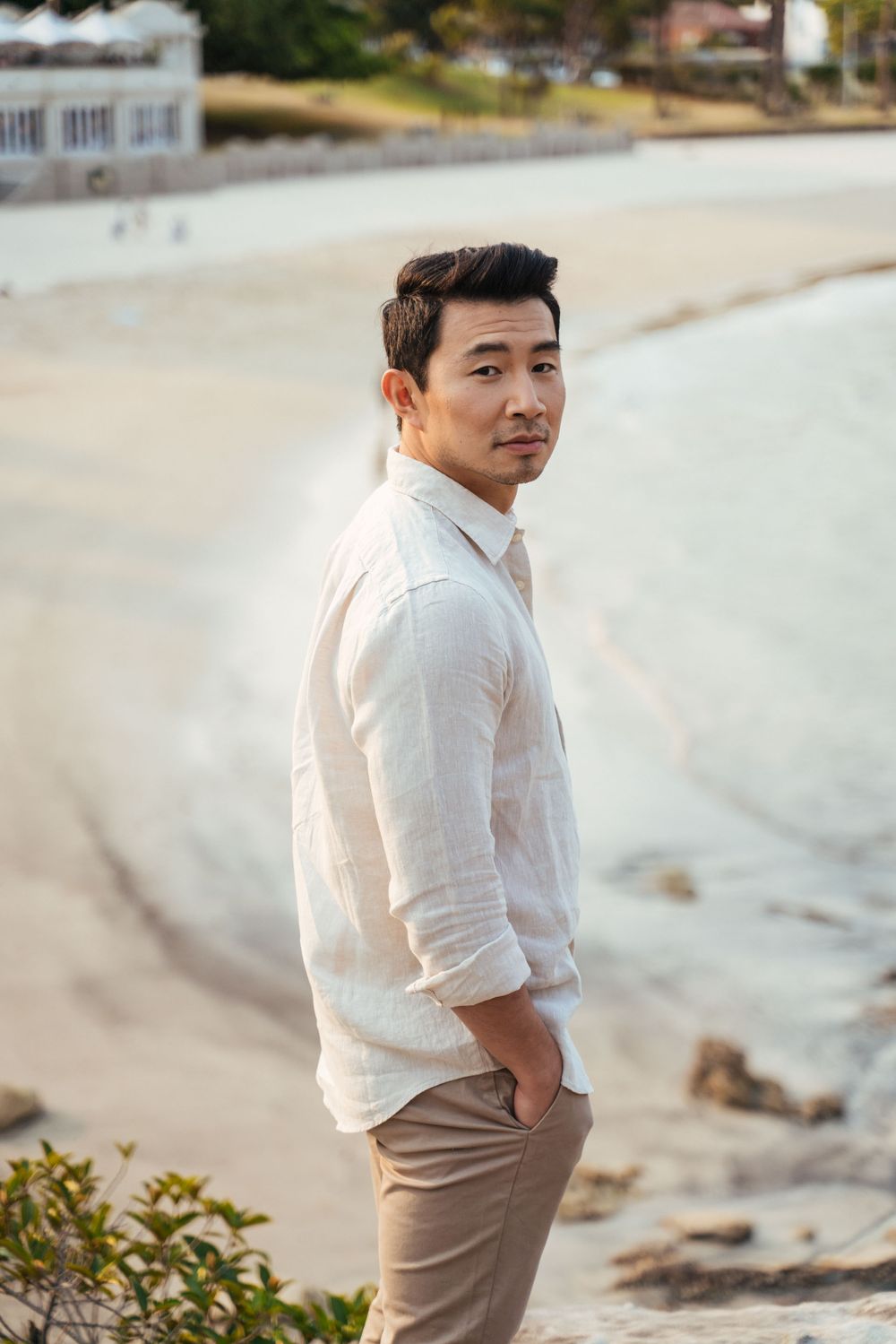 Simu Liu shot by Bill Chen photography