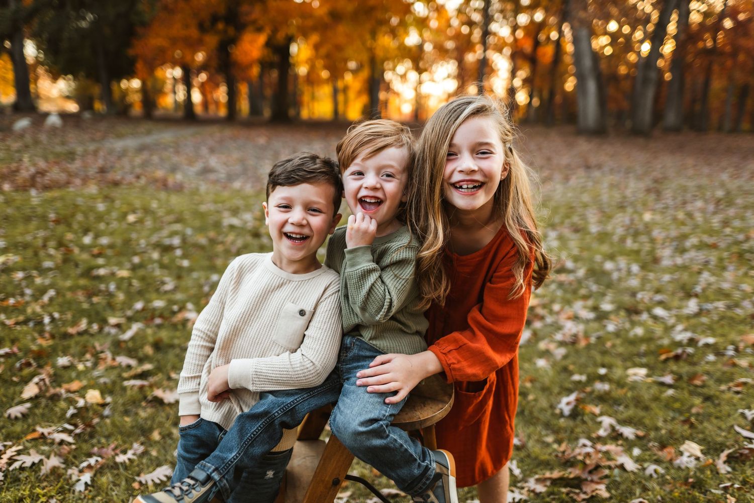 Battle Creek family fall mini photography session
