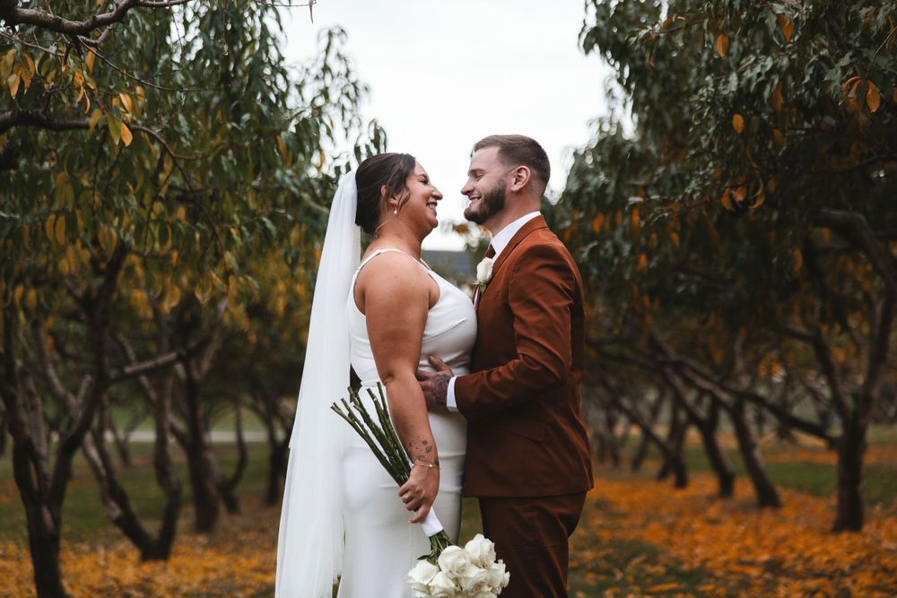 moores orchard fall wedding engagement session