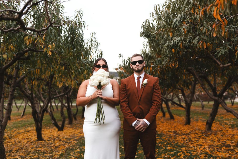 moores orchard fall wedding engagement session