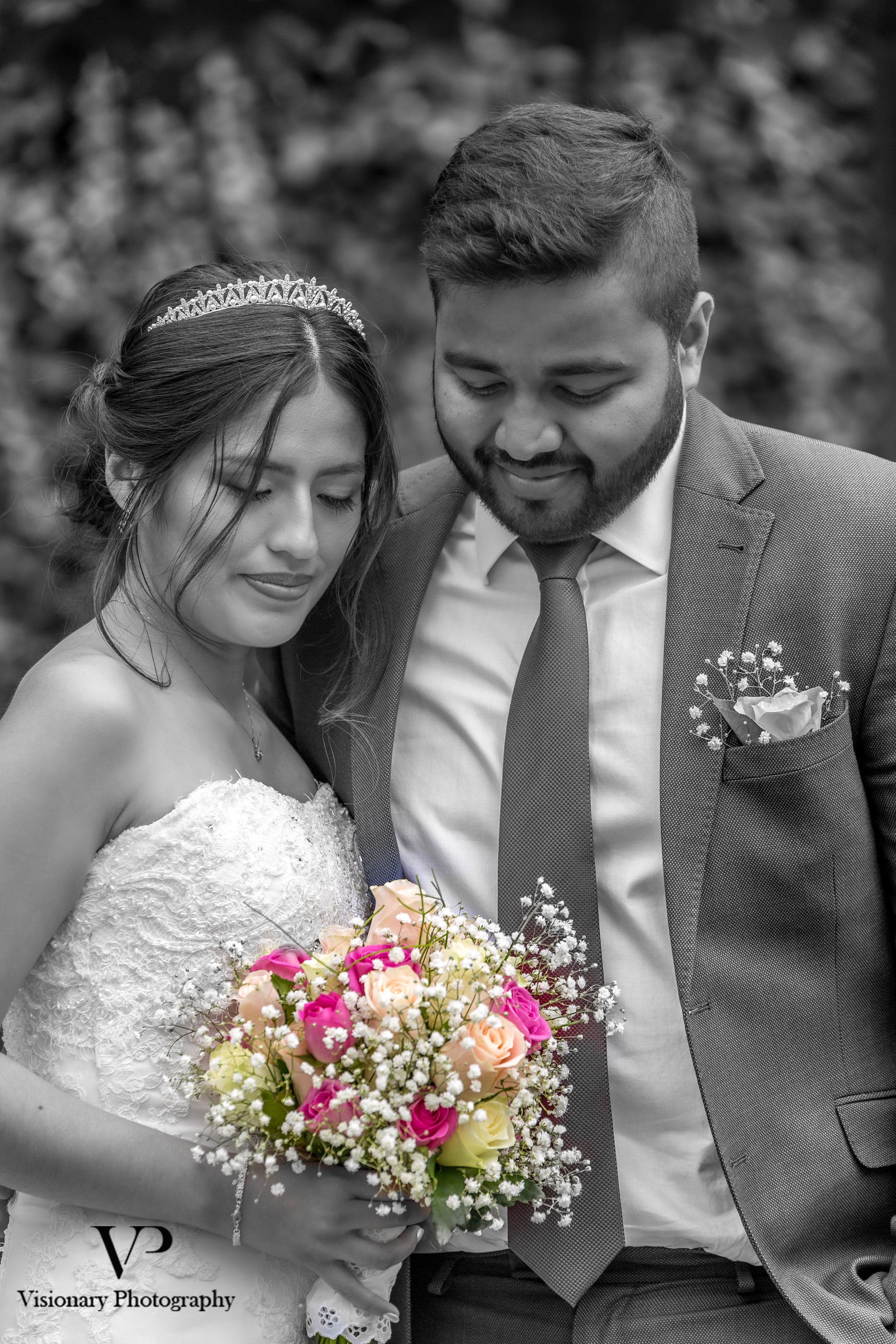 Bride and Groom Portrait shoot, at Brent Civic Centre
