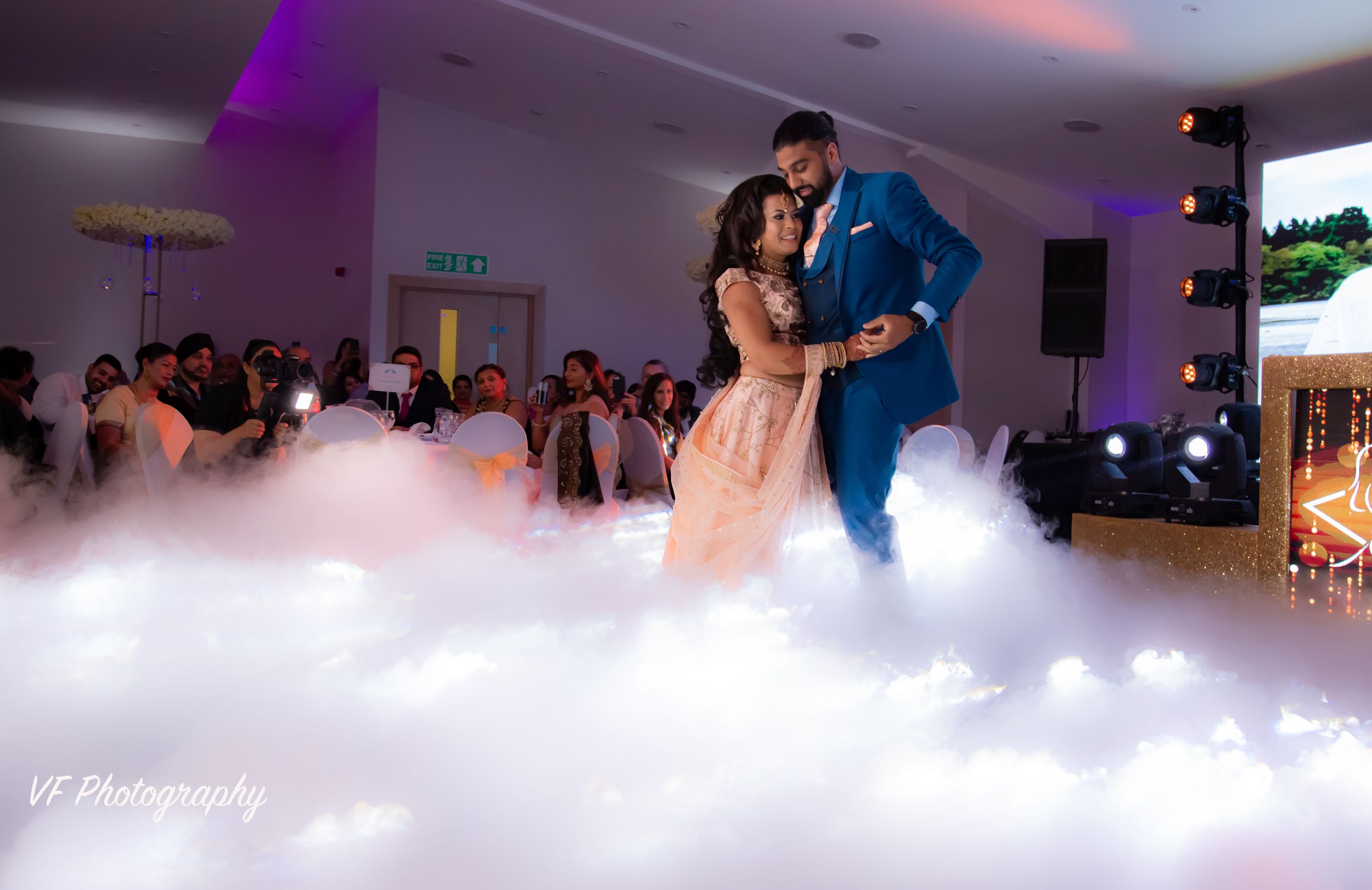 The Hive, first dance of bride and groom