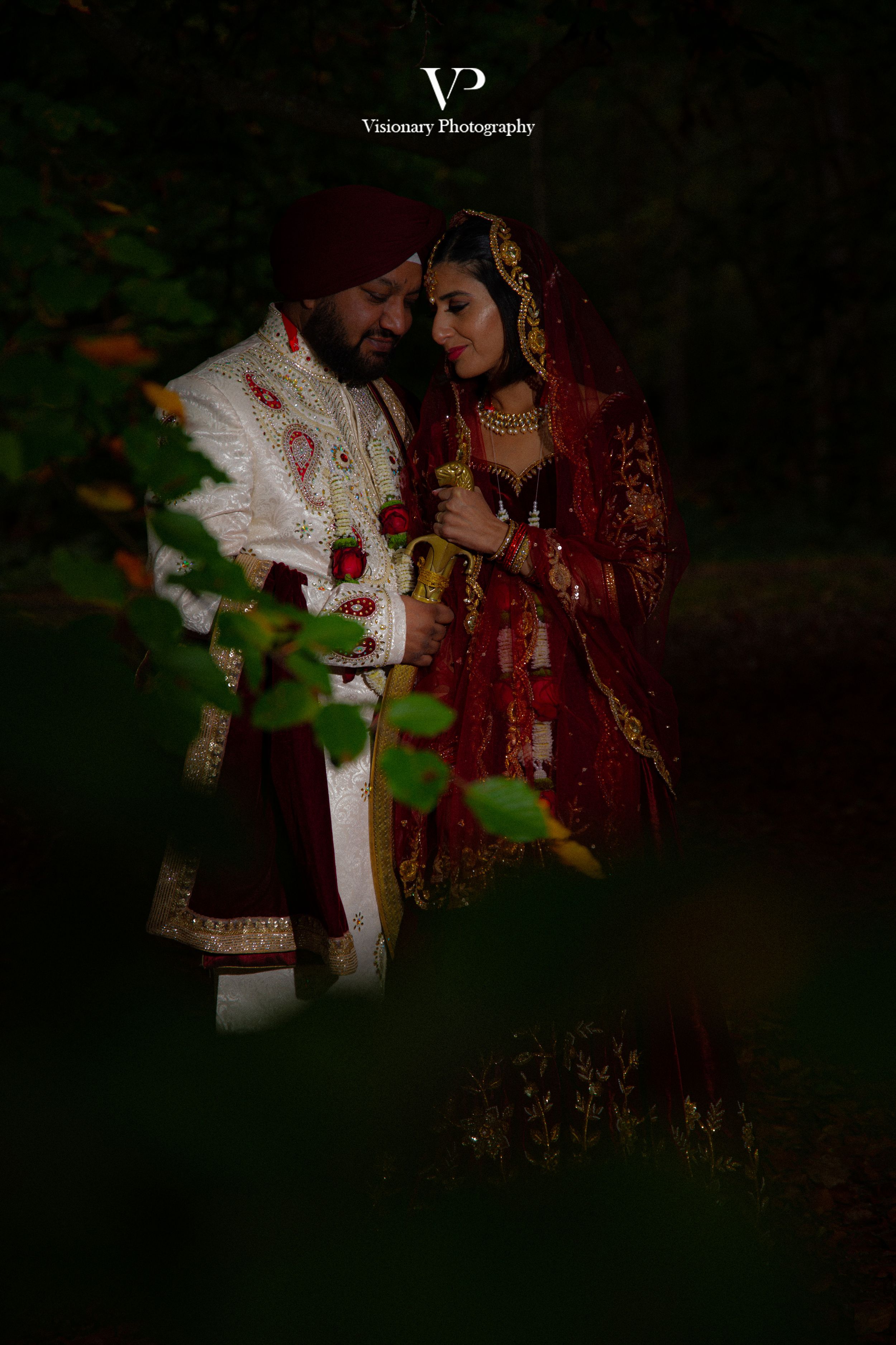 Kew Gardens bride and groom portrait shoot