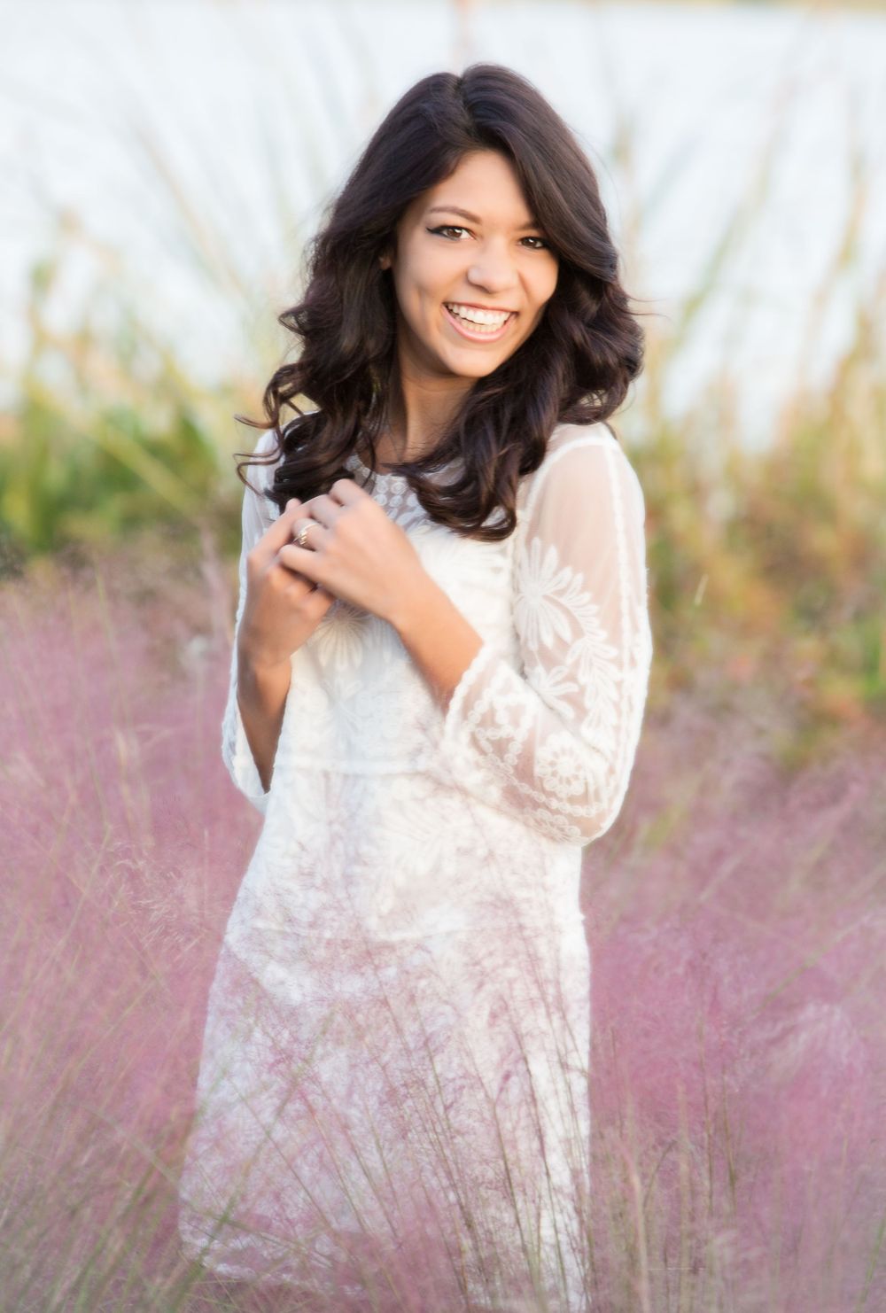 High School Senior Girl Portraits on favorite location