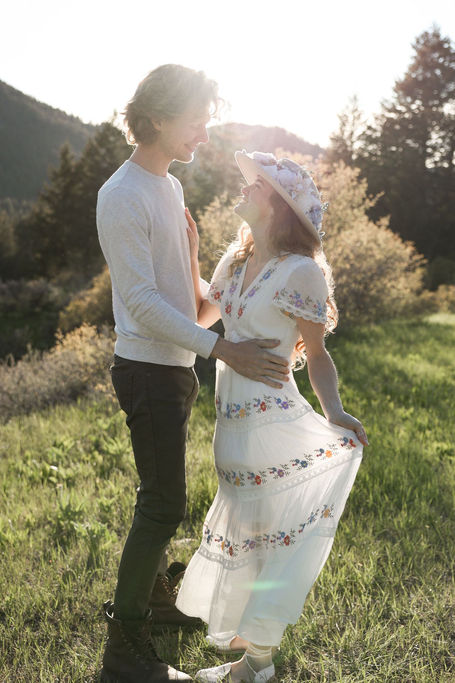 Idaho couples photographer mountains