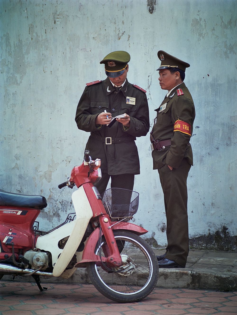 Hanoi parking inspectors by Adam West Photo