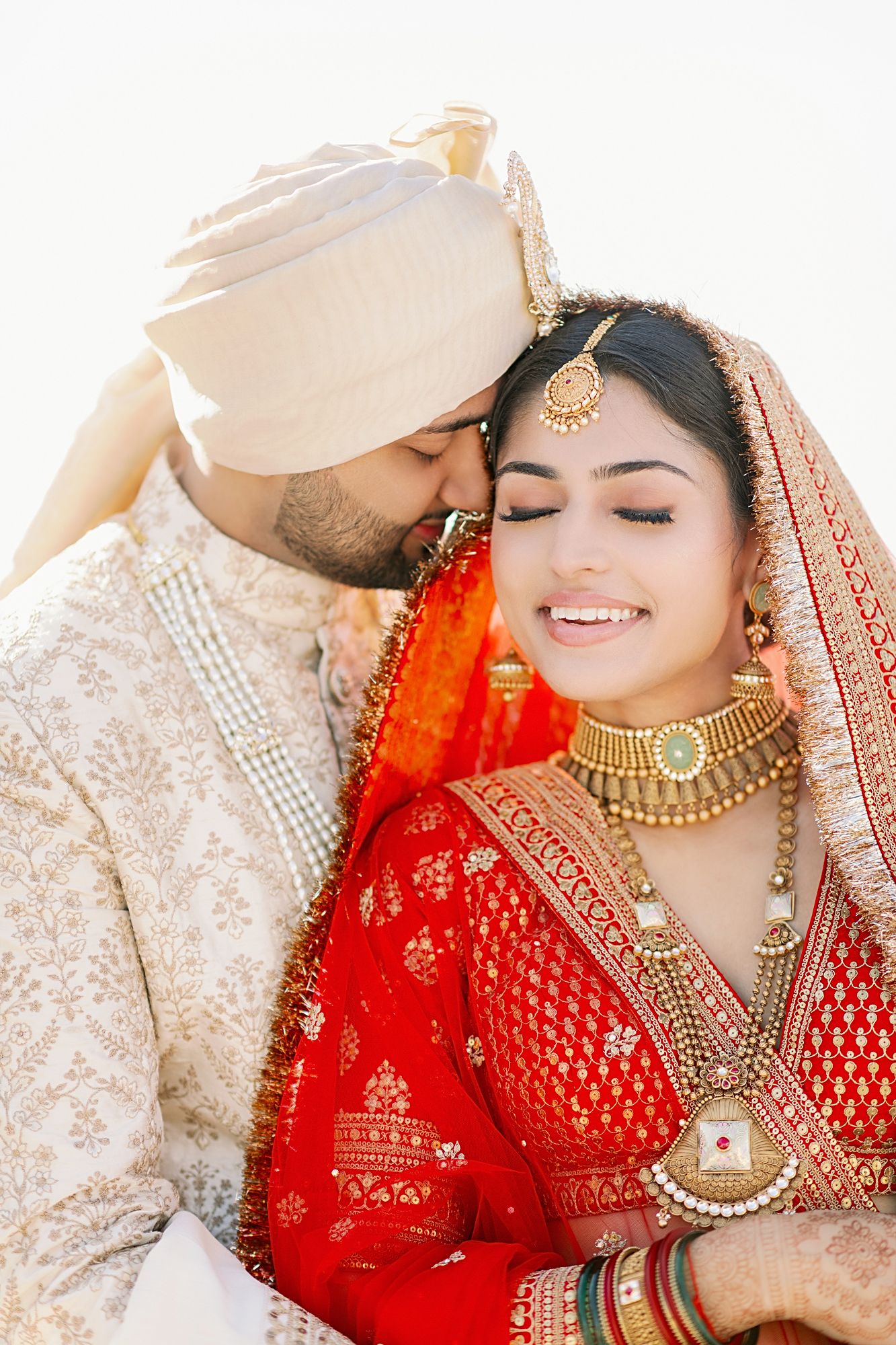 New York Indian Wedding Bride and Groom