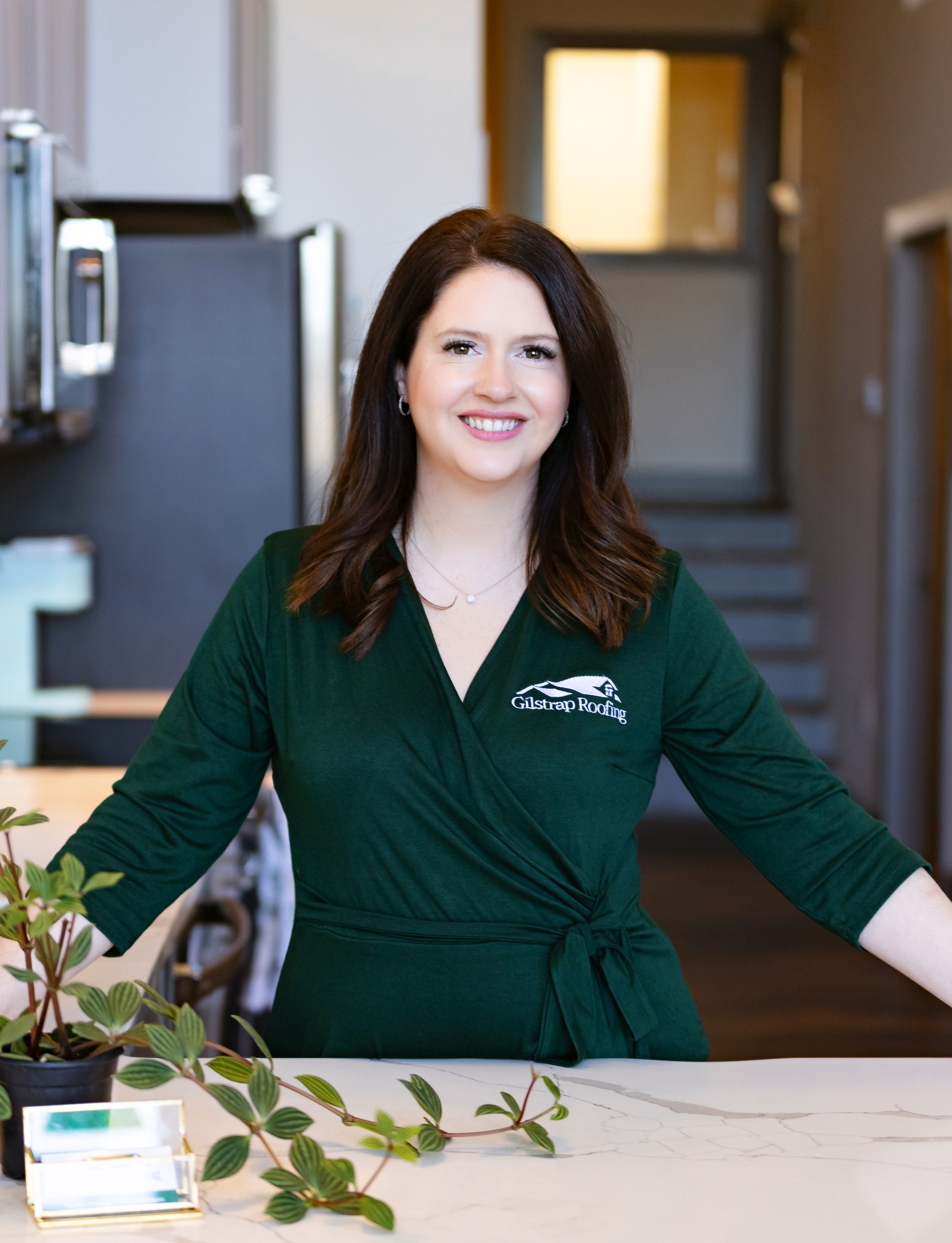 A professional headshot of a woman in her uniform shirt. Greenville SC Boudoir, Easley SC Boudoir, Upstate SC boudoir