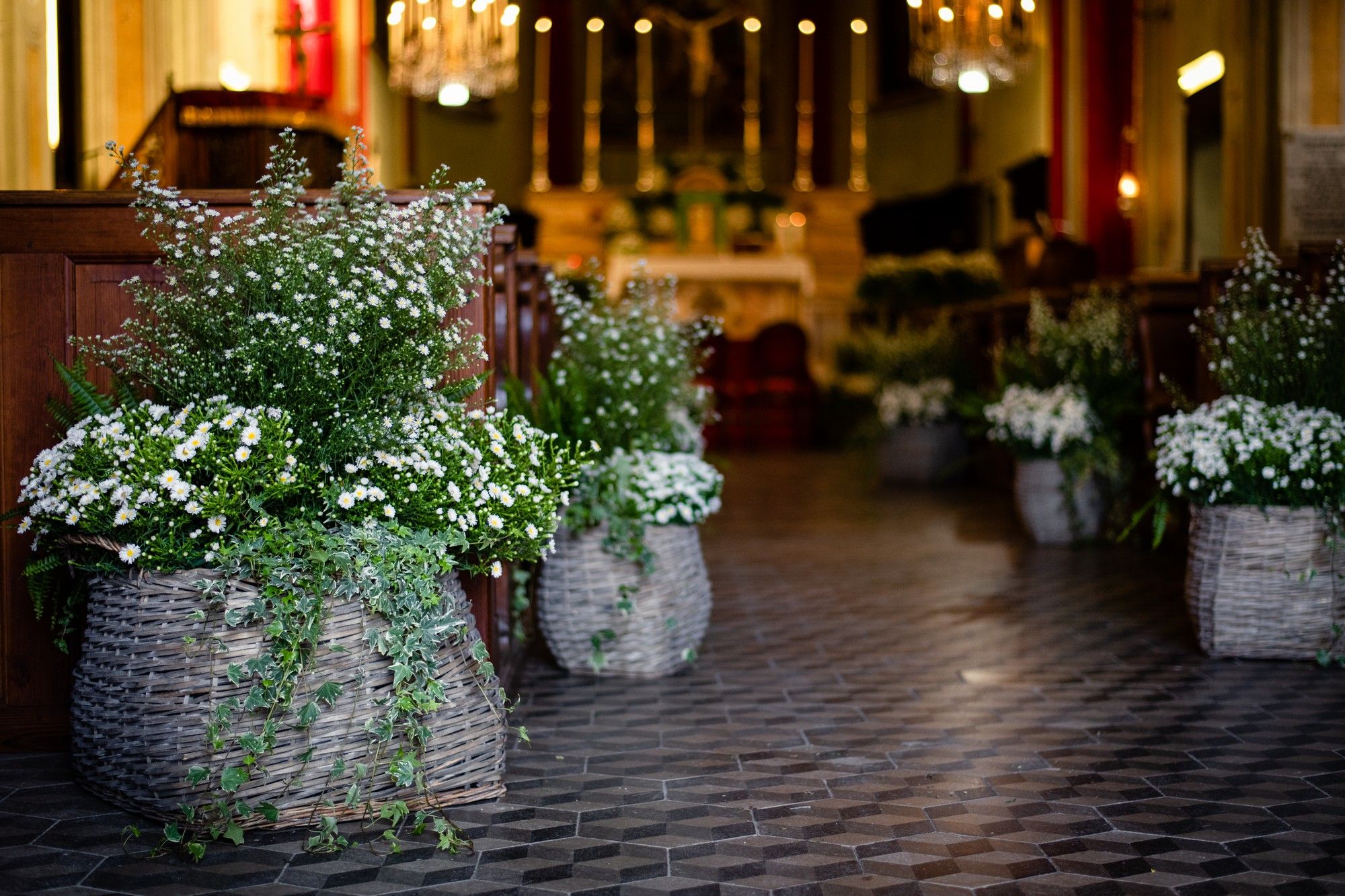 allestimenti floreali in chiesa