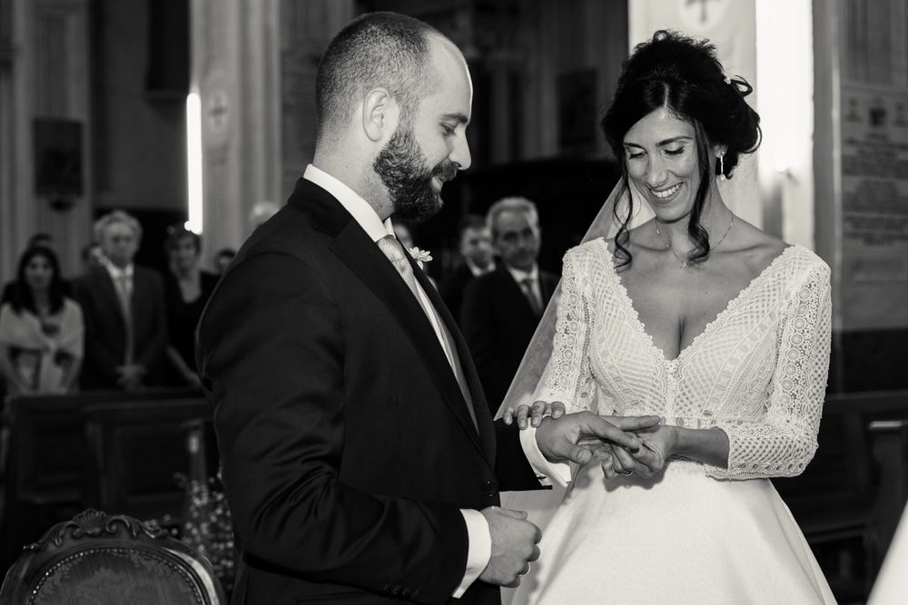 lo scambio degli anelli in chiesa