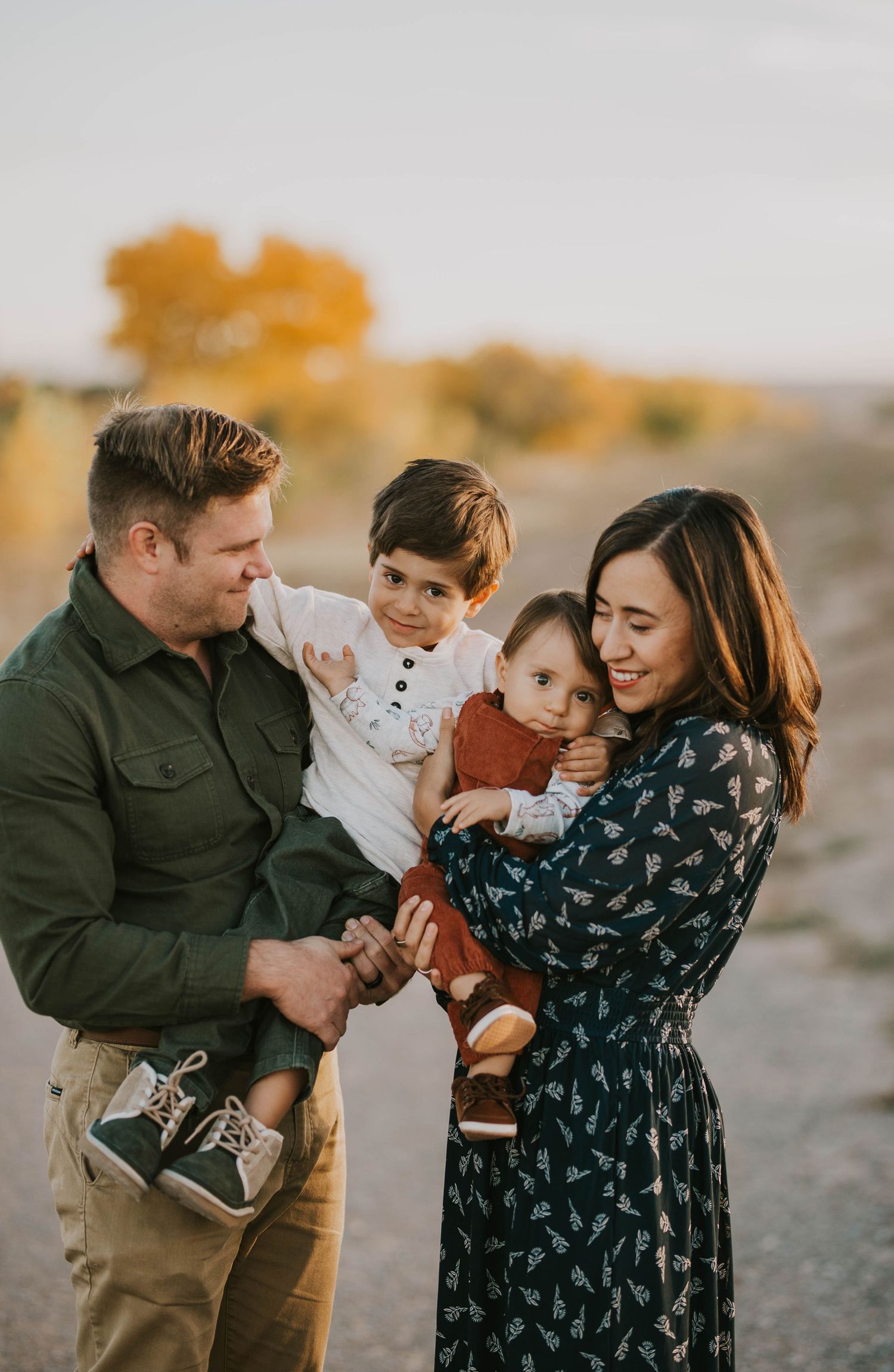 fall family session el paso texas