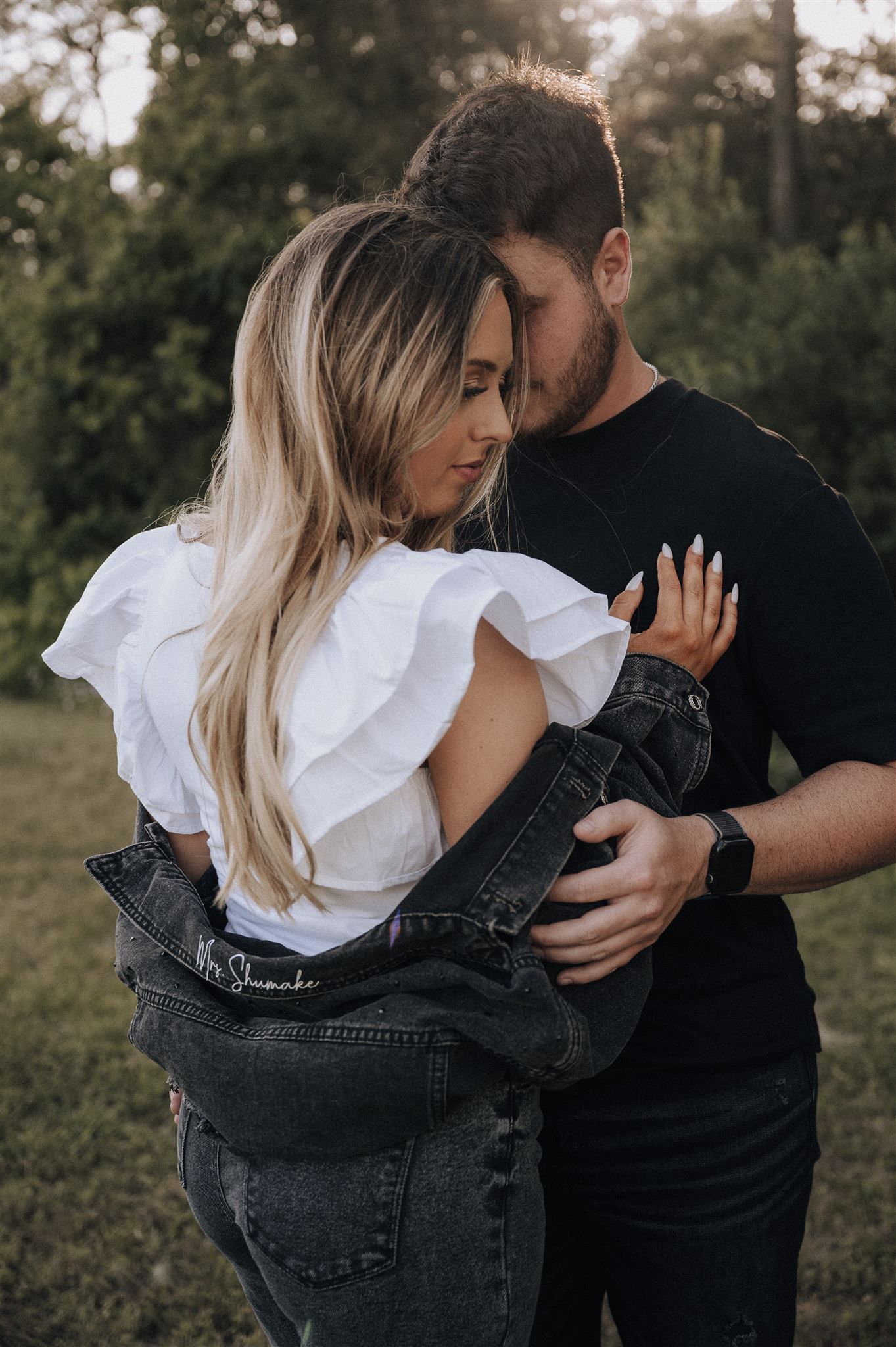engagement photography session in The Woodlands, Tx