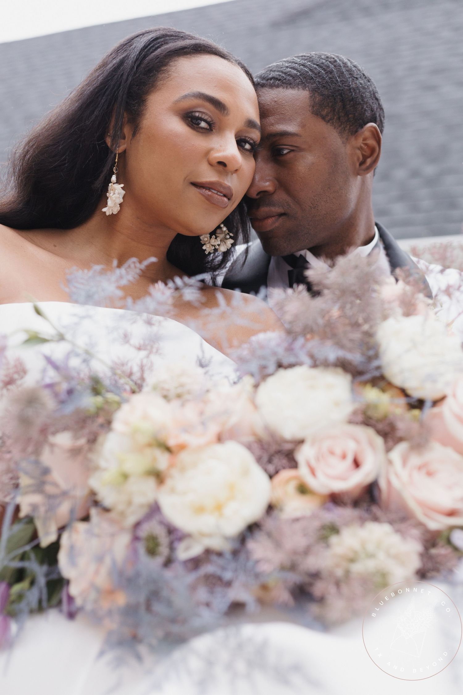 black couple wedding photography