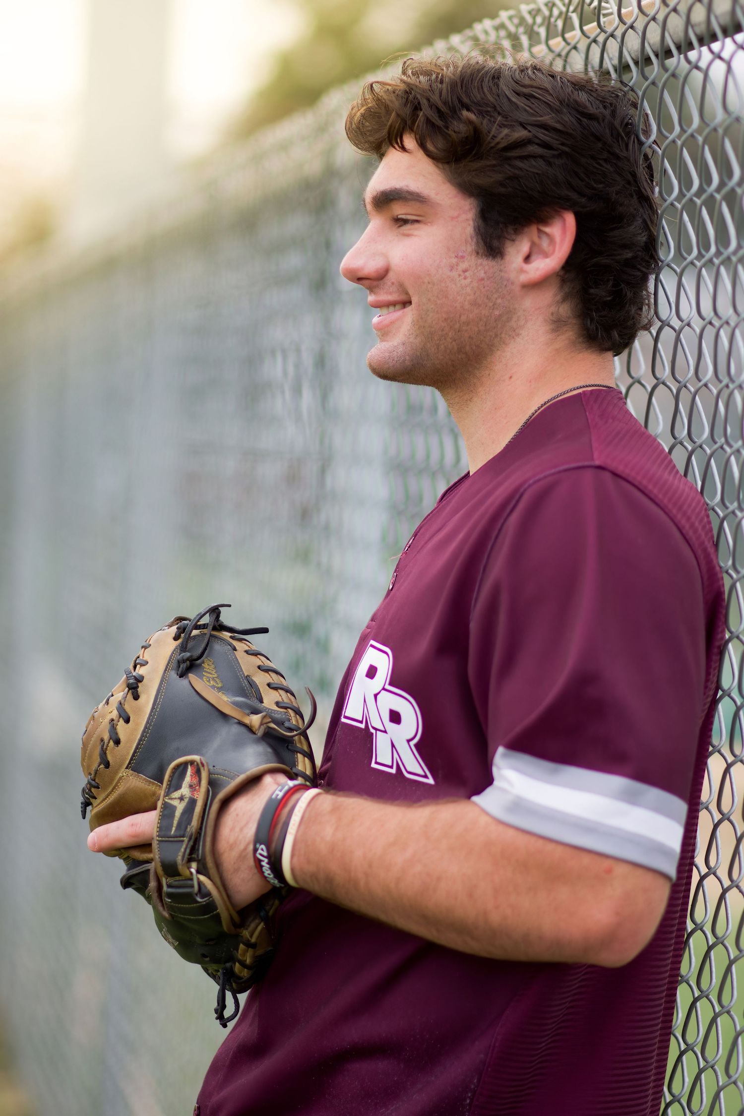 Senior guy picture of a baseball player in Round Rock Texas