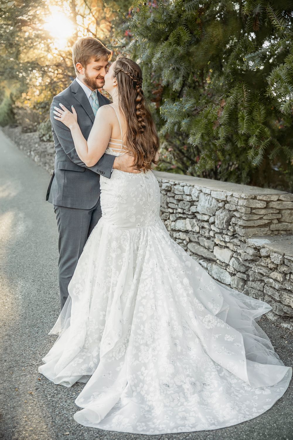 Knoxville botanical gardens Tennessee wedding photographer