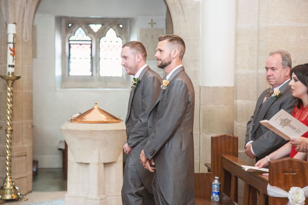 Groomsmen at St Joseph’s Catholic Church