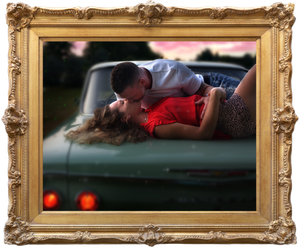 Masterpiece frame with canvas.