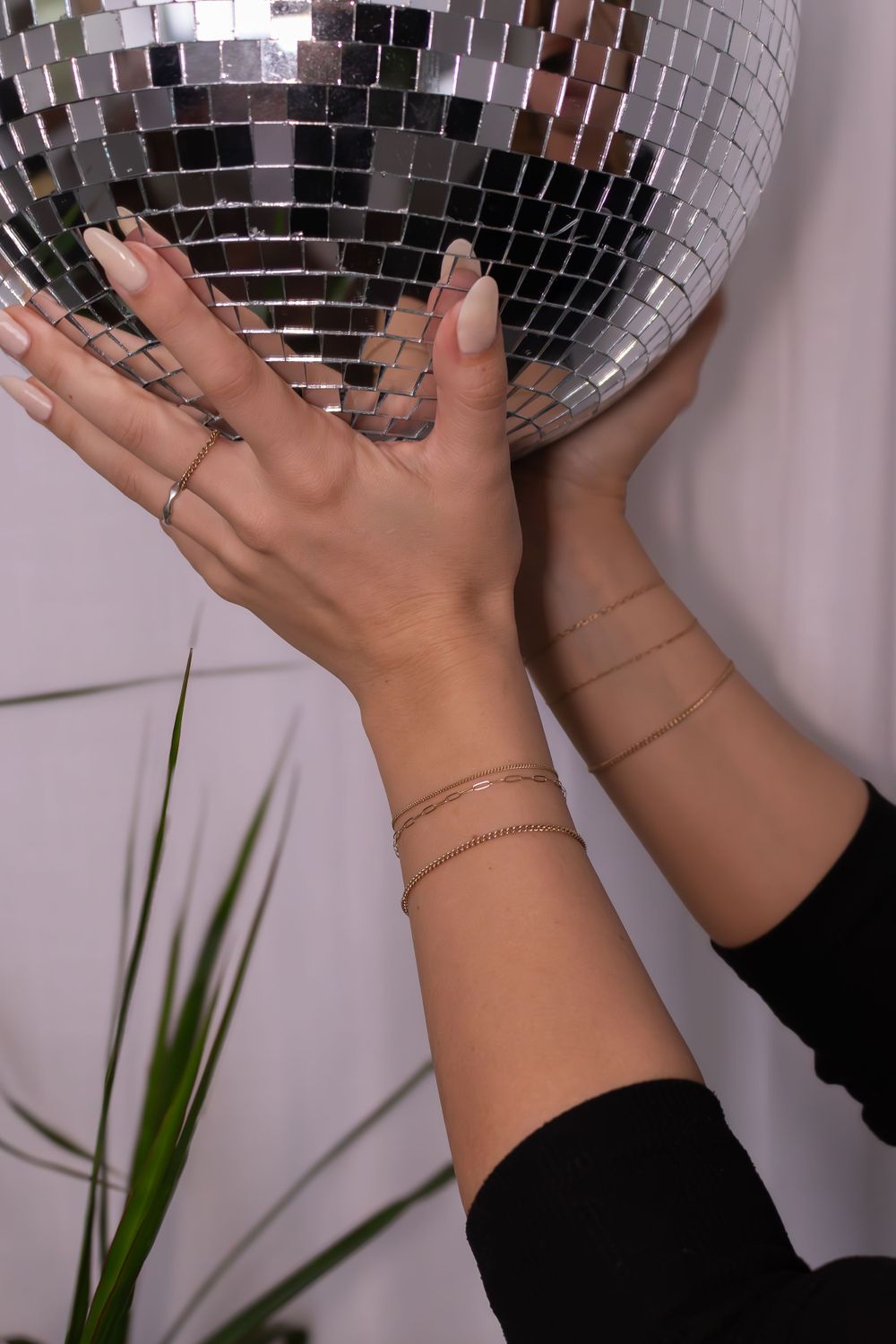 Good Gold permanent jewelry photoshoot