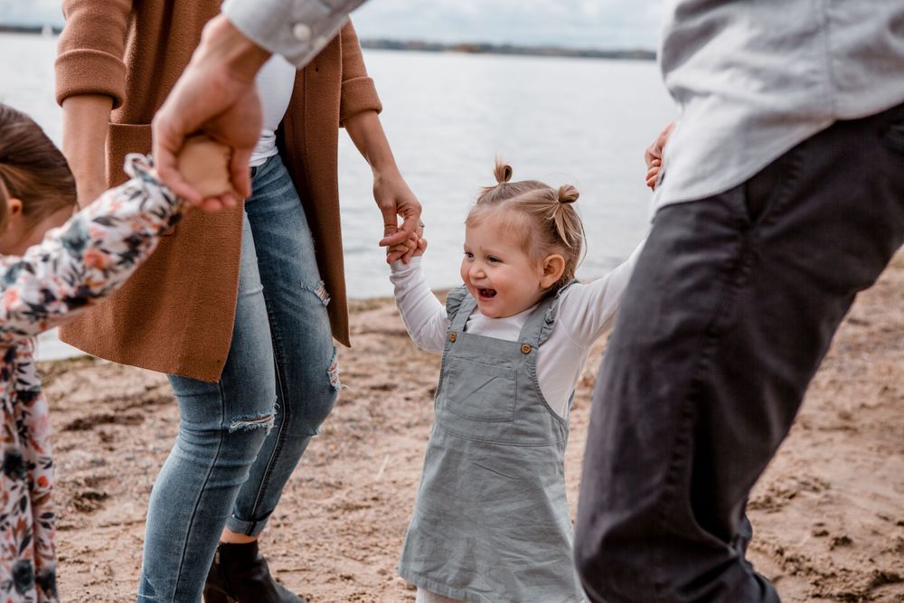 Natural lifestyle family photography capturing authentic moments outdoors.