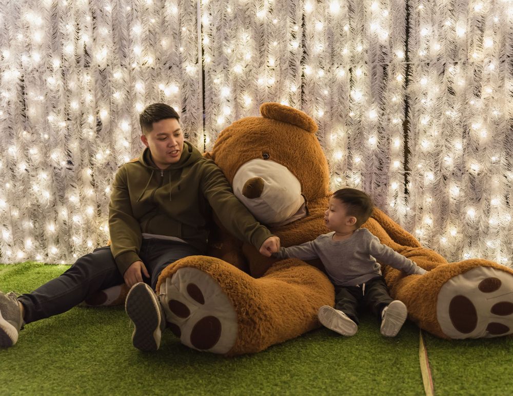 Family time at Toronto Glow Gardens
