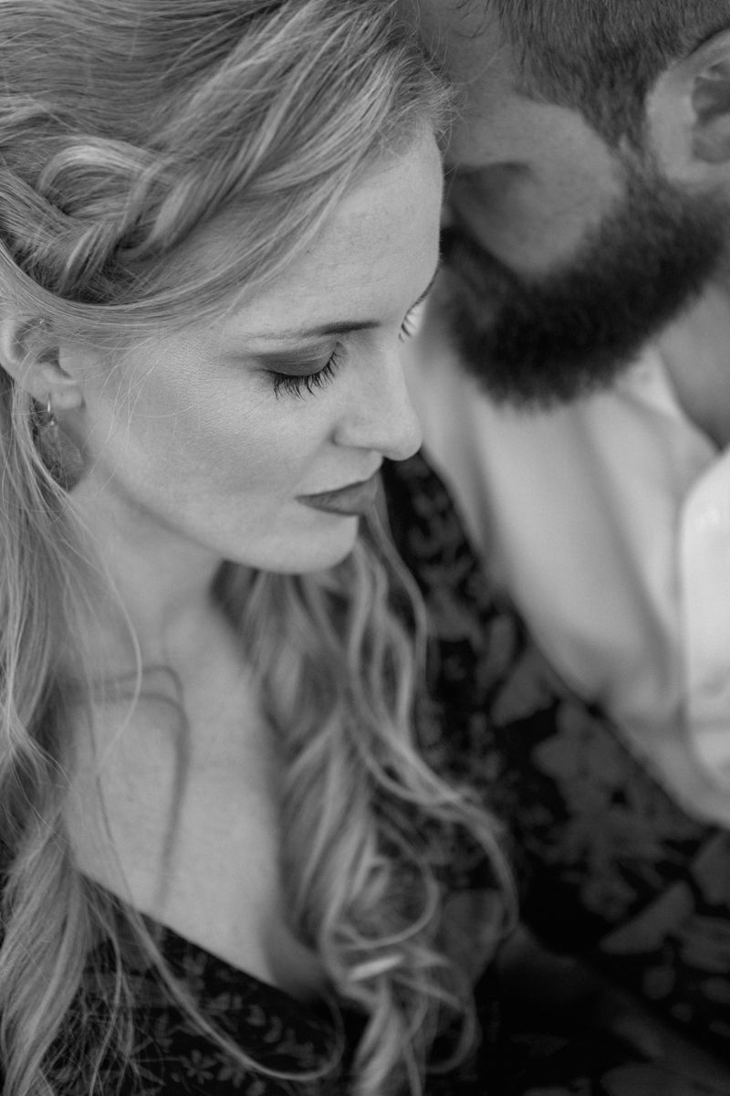 Monique and Louis celebrate their recent engagement at Millstream Farm in Dullstroom.